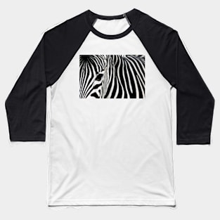 Eye of a zebra Baseball T-Shirt